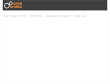 Tablet Screenshot of gearworks.it